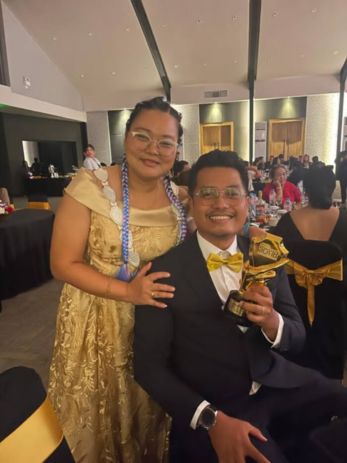 Prestasi Vishnu dan Evlin Raih Penghargaan di JCI Badung Bali