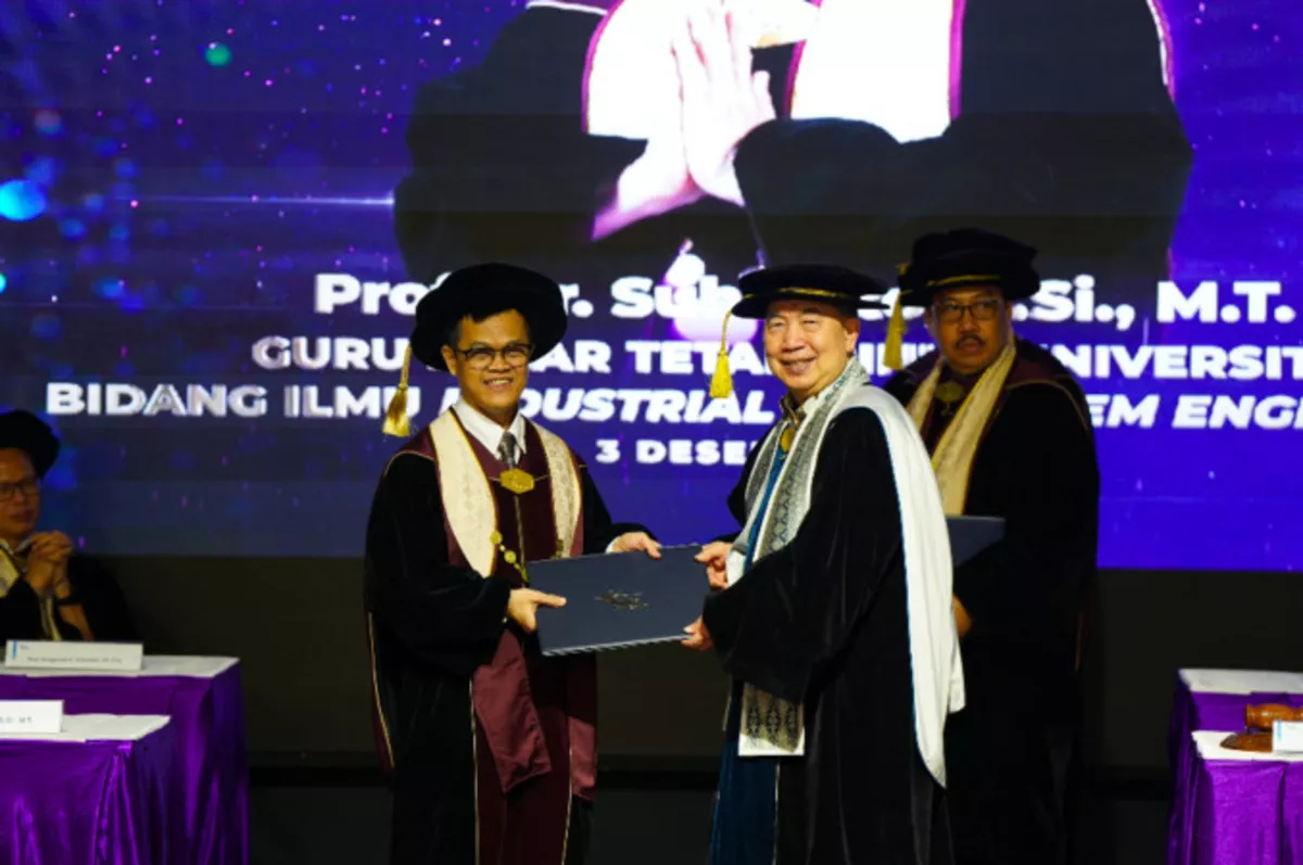 BINUS University Lantik Guru Besar Baru di Bidang Teknik Industri