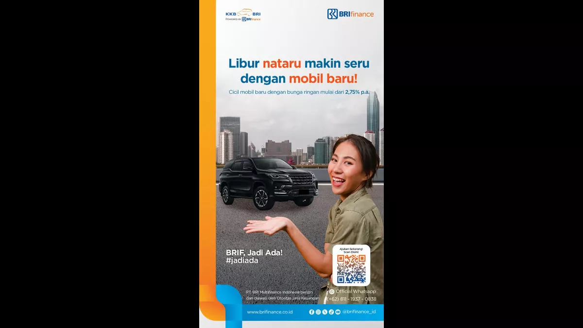 BRI Finance Tawarkan Promo KKB Menyambut Libur Nataru