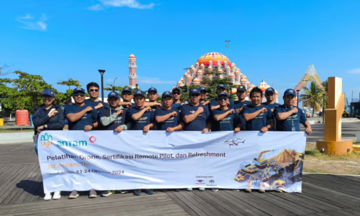 Terra Drone Latih Karyawan ANTAM Jadi Remote Pilot Profesional