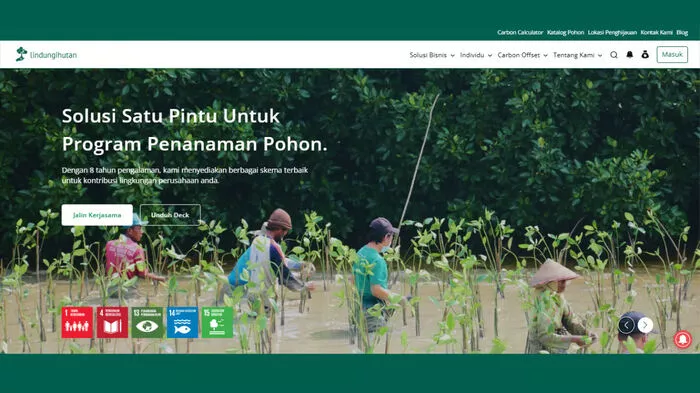 LindungiHutan Hadirkan Homepage Baru yang Lebih Interaktif