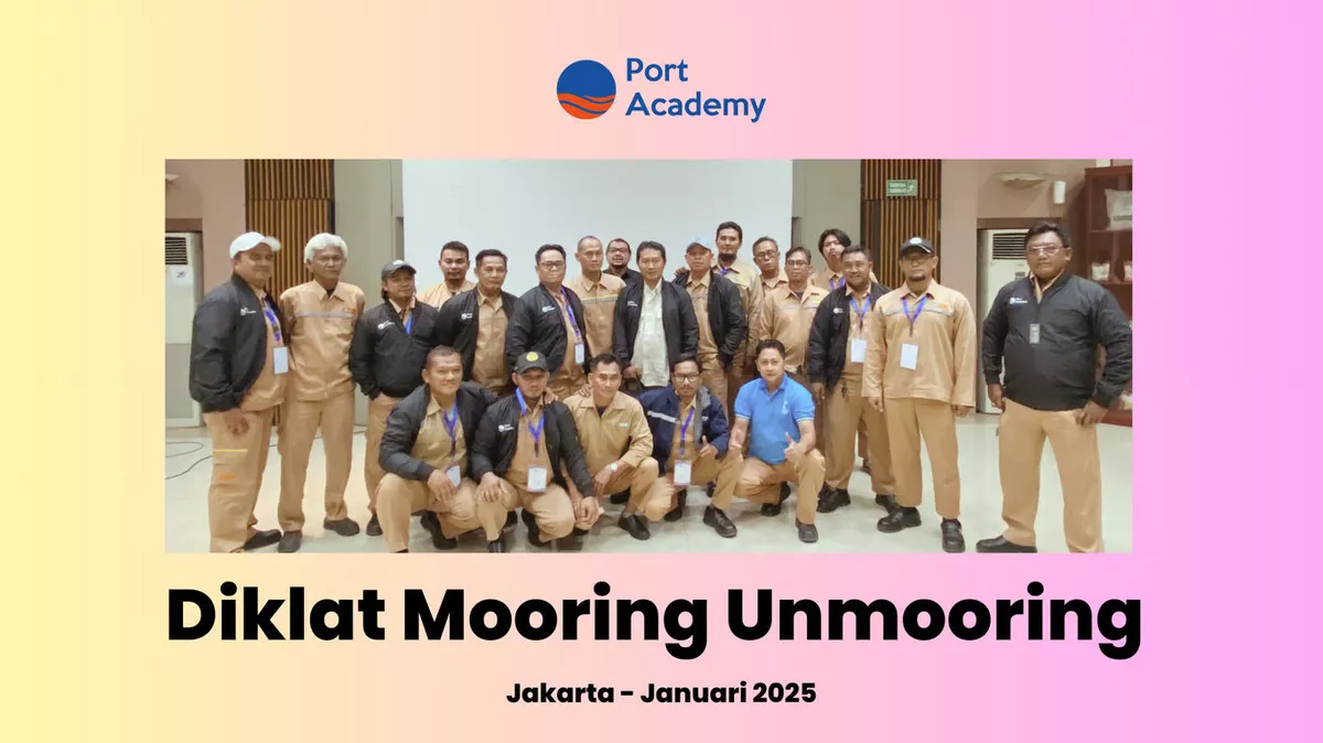 Port Academy Gelar Diklat Mooring Unmooring Bersama Bogasari