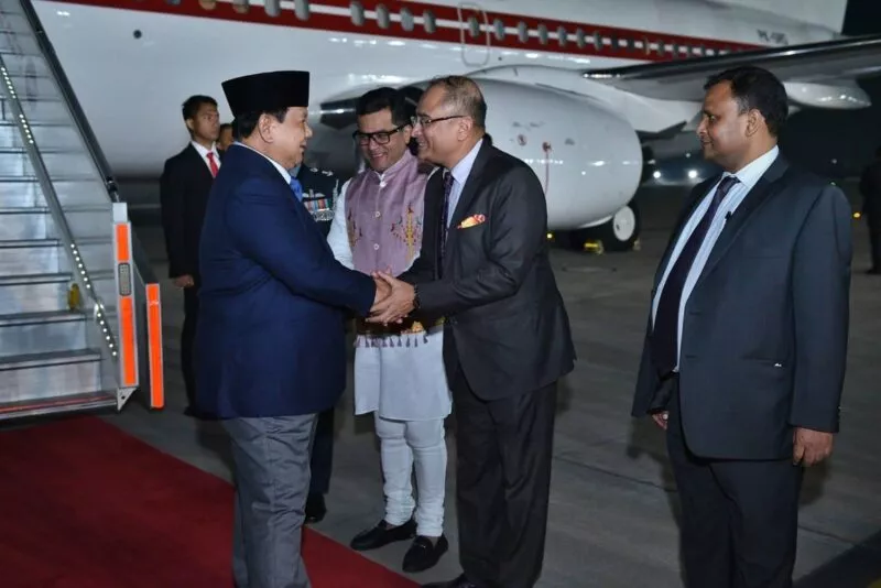 Prabowo Tiba di India untuk Hadiri Hari Republik