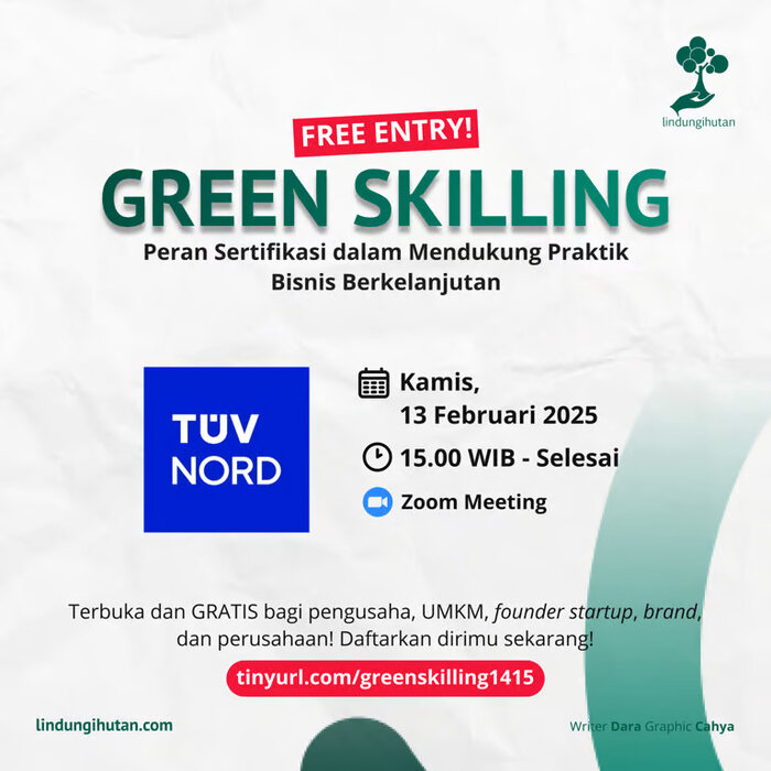 Webinar Green Skilling Bahas Peran Sertifikasi dalam Bisnis