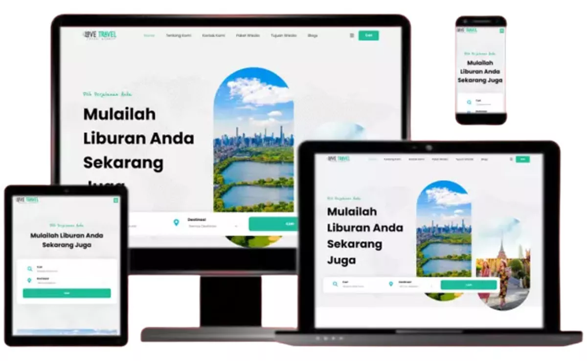Desain Website Travel yang Menarik dan Efektif