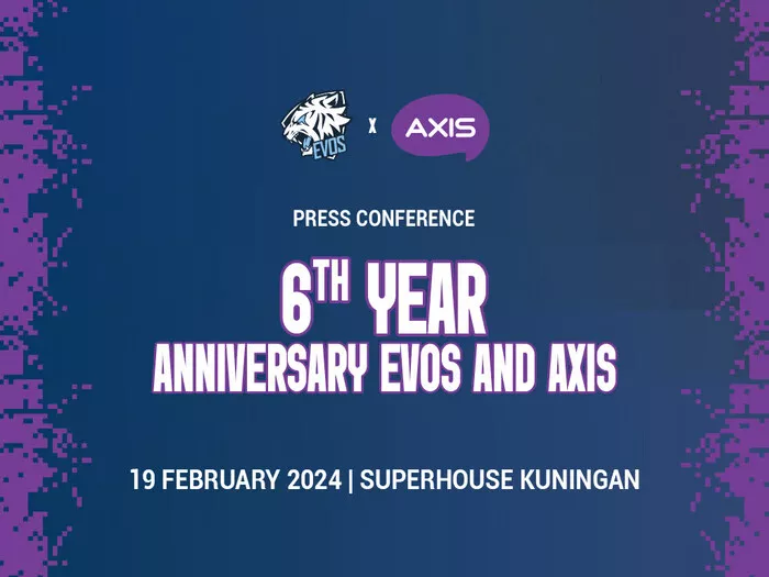 EVOS dan AXIS Rayakan 6 Tahun Kolaborasi Esports