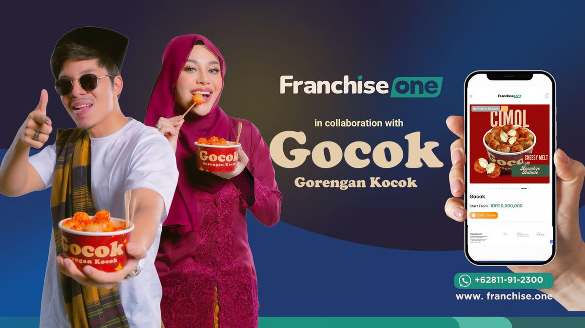 FranchiseOne berkolaborasi dengan Gocok (Sumber : FranchiseOne)