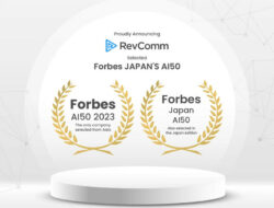 RevComm Masuk dalam Daftar “Forbes JAPAN’s AI 50”