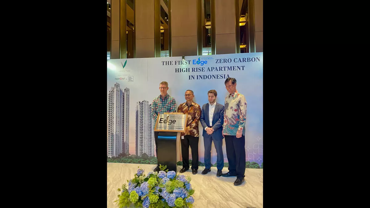 Verde Two Raih Sertifikasi EDGE Zero Carbon, Pertama di Indonesia