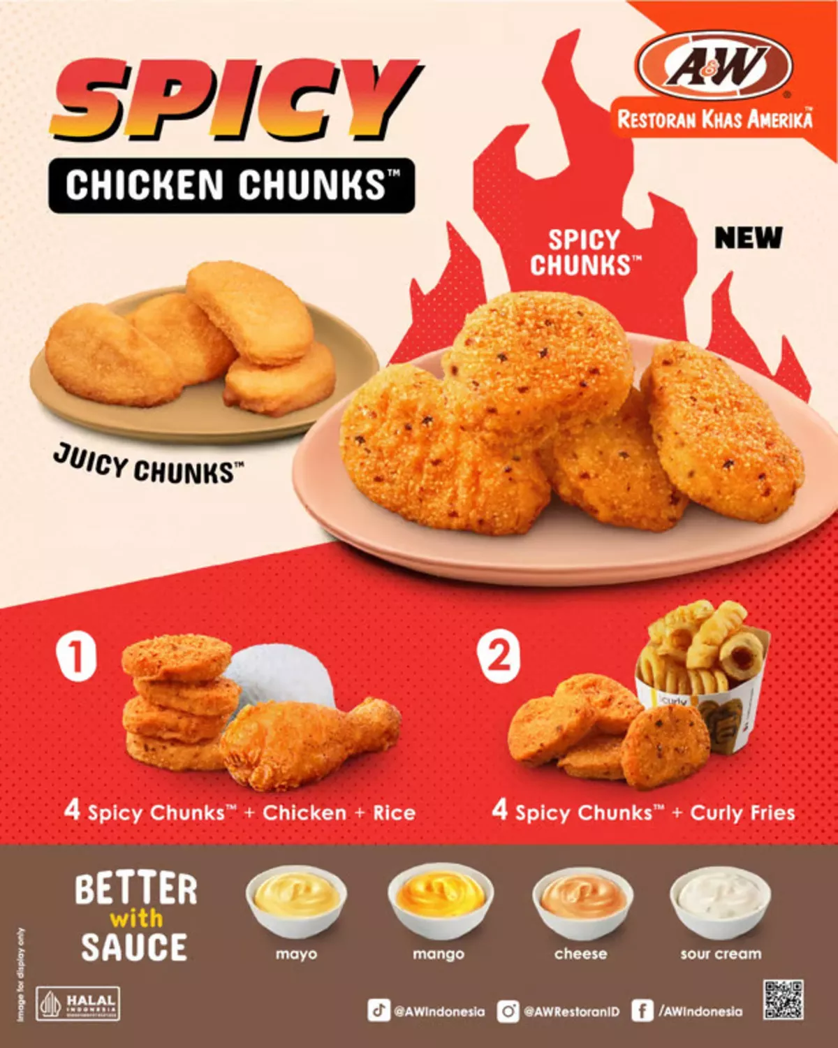 A&W Indonesia Hadirkan Spicy Chicken Chunks™ untuk Ramadan 2025