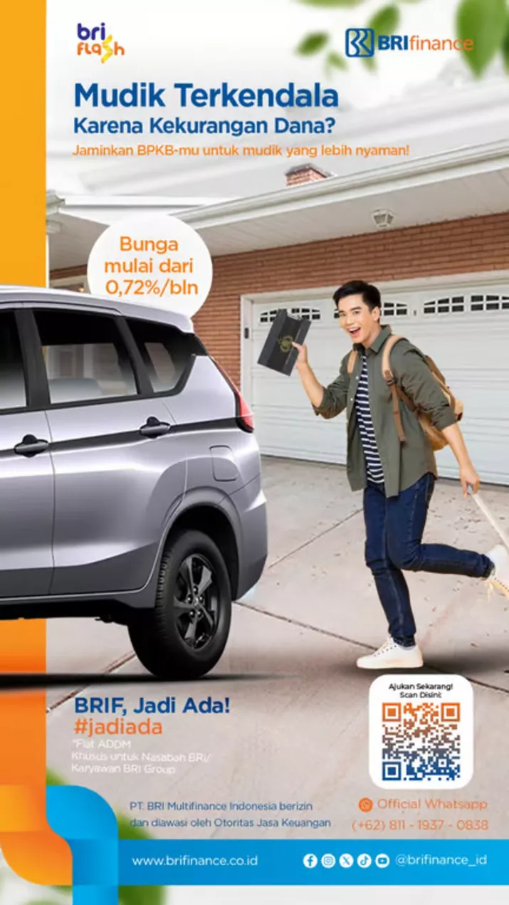 BRI Finance Tawarkan Pinjaman Tunai untuk Merayakan Lebaran