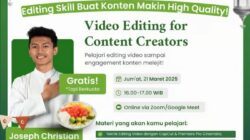 MAXY Academy Gelar Workshop Video Editing untuk Kreator Konten