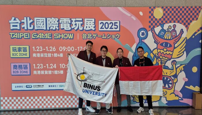 Mahasiswa BINUS University Masuk Nominasi Best Student Game di Taipei Game Show 2025