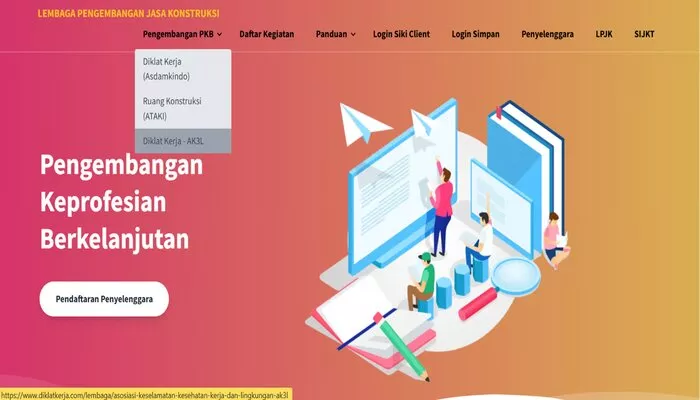 Diklatkerja Dukung AK3L dalam Sistem PKB Terintegrasi dengan SIKI Kementerian PUPR