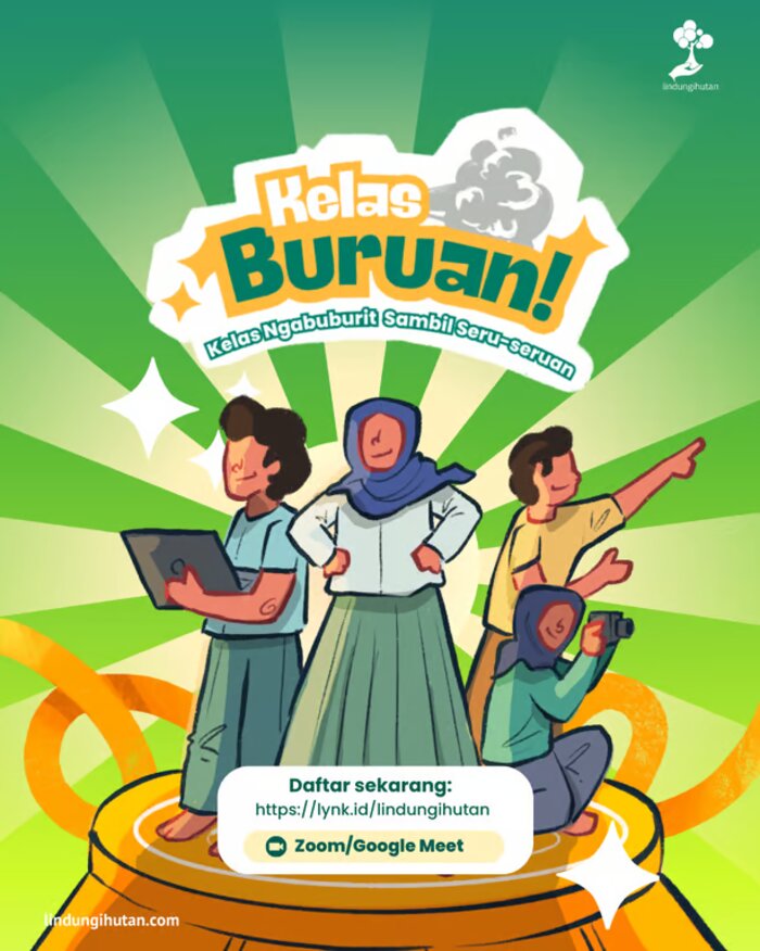 Kelas Ngabuburit Ramadhan LindungiHutan: Edukasi dan Aksi Hijau Bersama