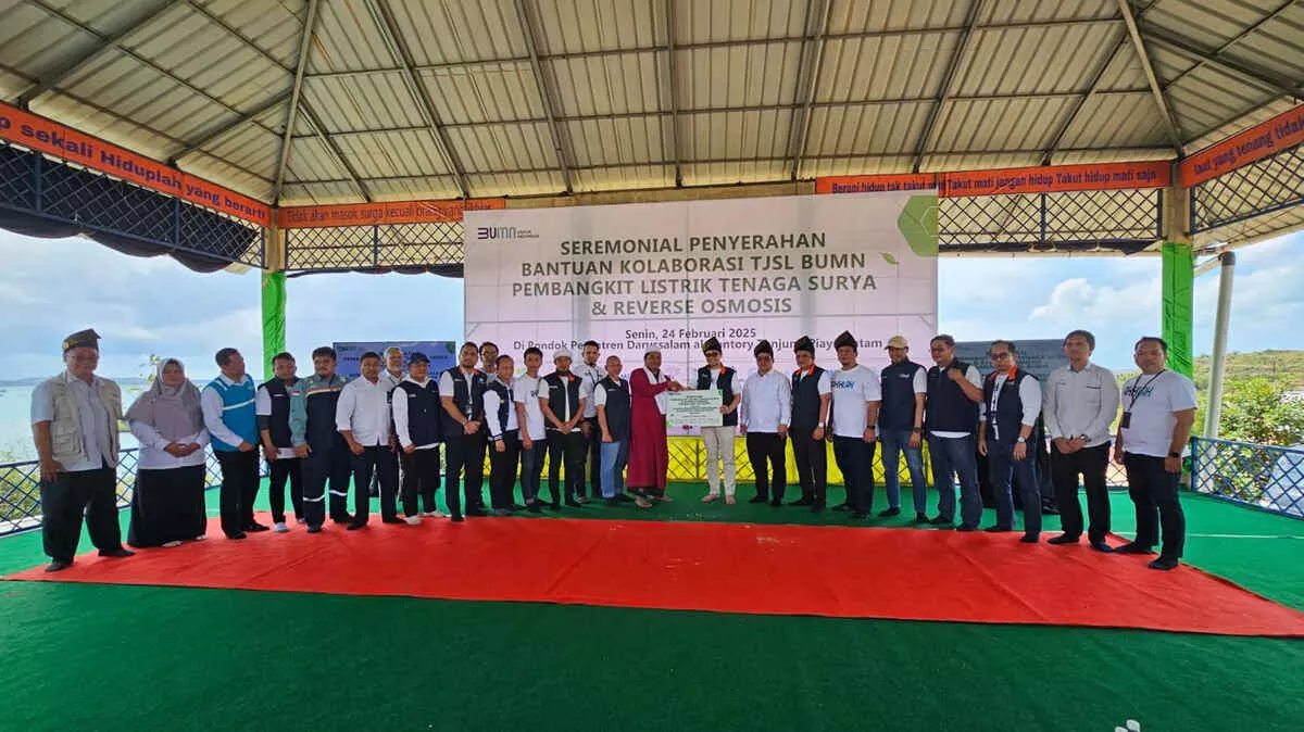 PTPP dan 23 BUMN Bangun PLTS dan Reverse Osmosis di Batam