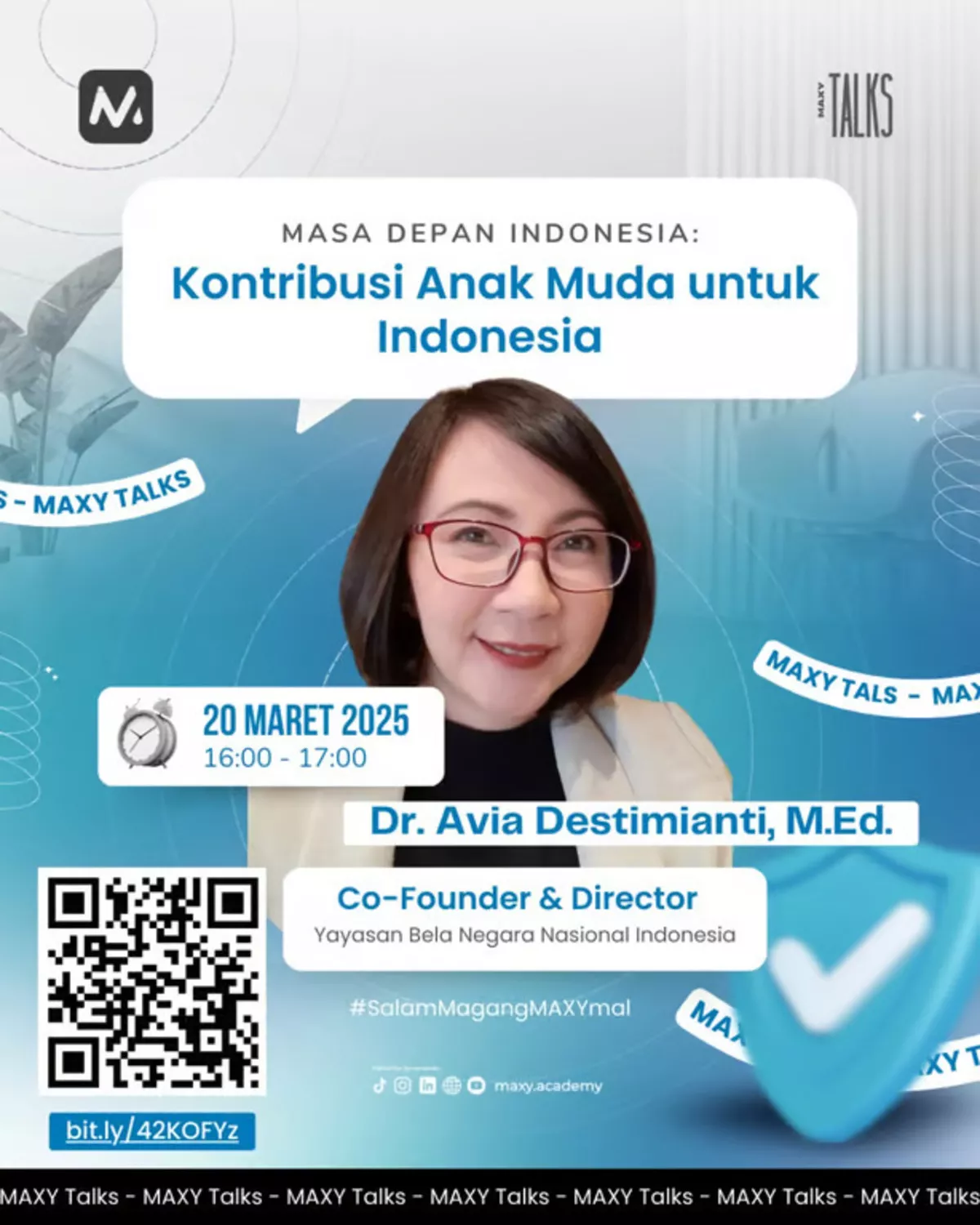 MAXY Talk: Peran Anak Muda dalam Membangun Indonesia