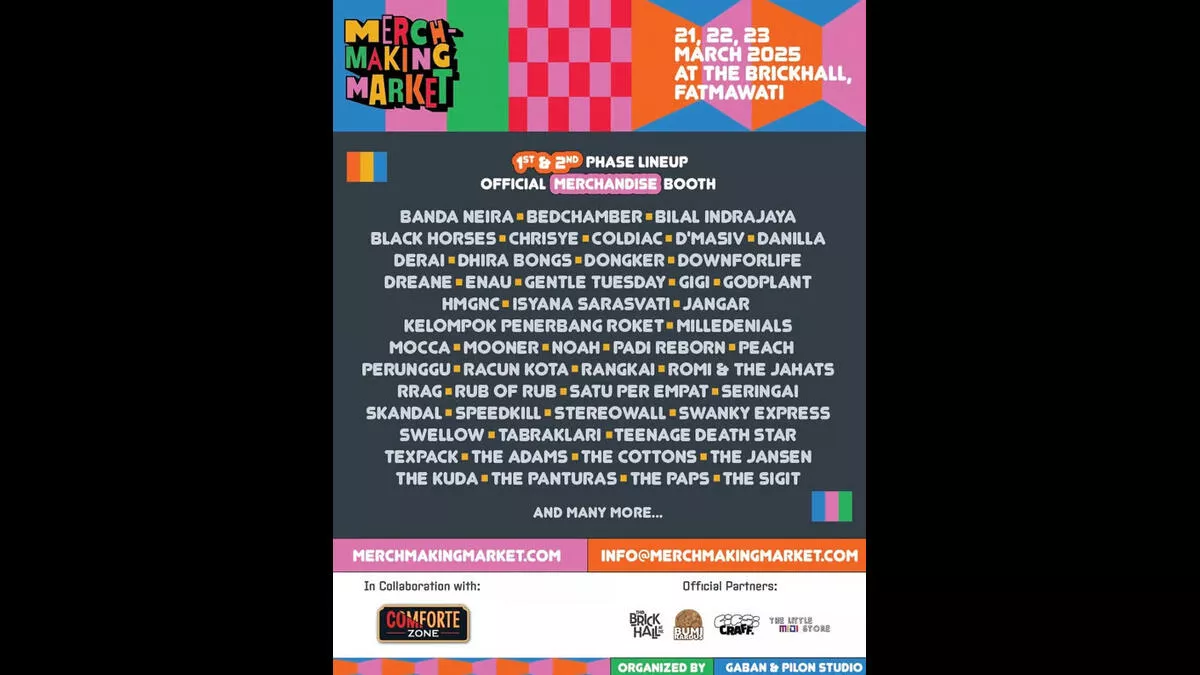 Merchmaking Market 2025: Surga Merchandise Musisi di The Brickhall Fatmawati City Center