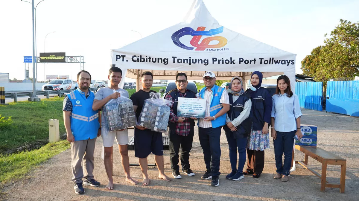 Pelindo Solusi Logistik Salurkan Bantuan Banjir di Bekasi