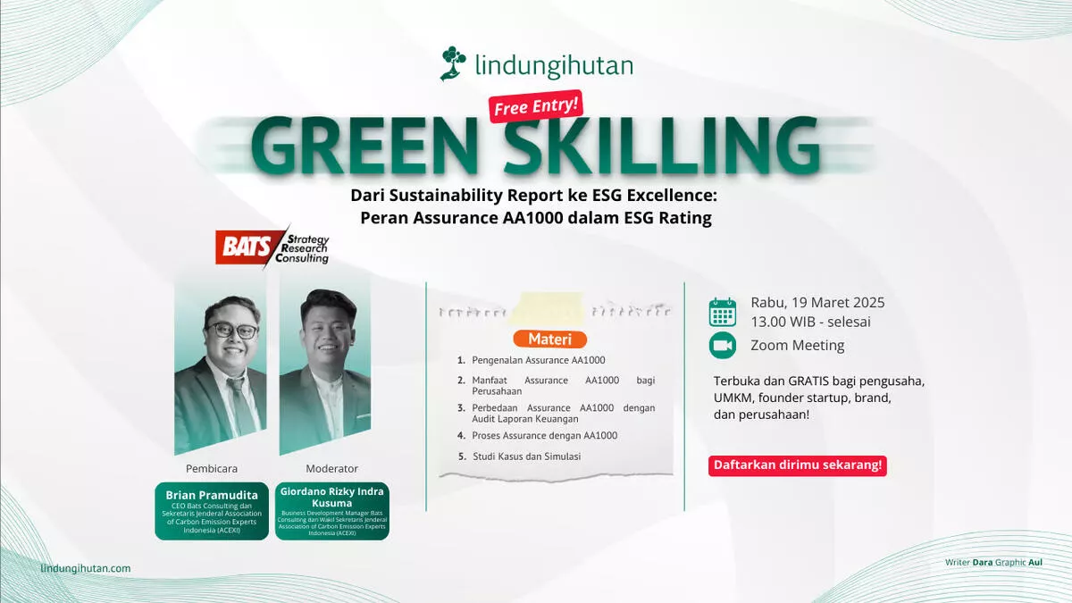 LindungiHutan dan BATS Consulting Gelar Green Skilling untuk Tingkatkan Laporan Keberlanjutan