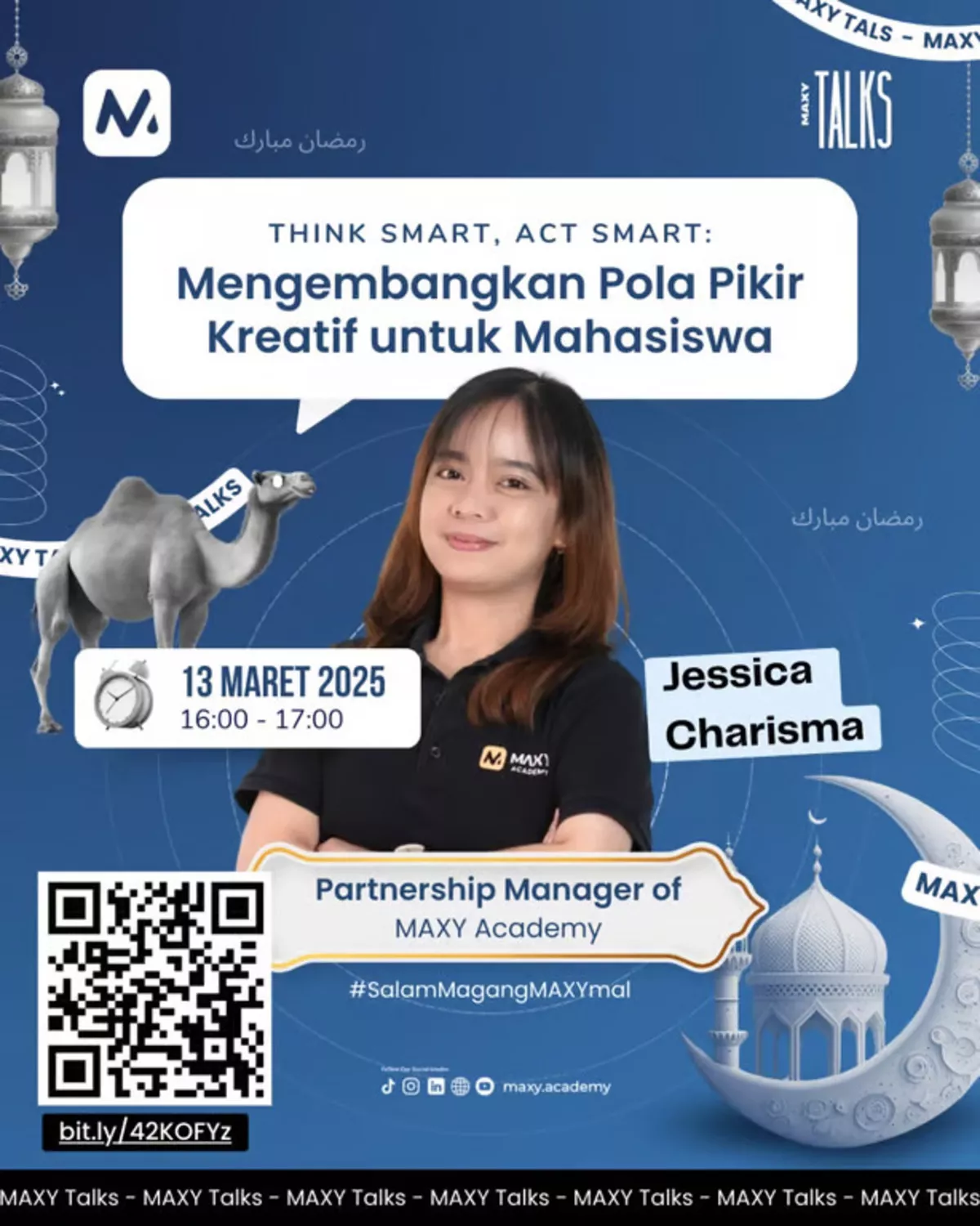 Webinar MAXY Academy Ungkap Cara Berpikir Cerdas untuk Mahasiswa