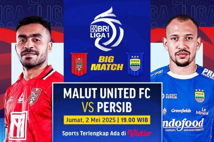 Pertandingan Penentu, Malut United Tantang Ambisi Juara Persib di Liga 1