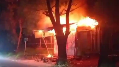 Bengkel dan Toko Onderdil di Sampang Ludes Terbakar, Diduga Akibat Korsleting Listrik