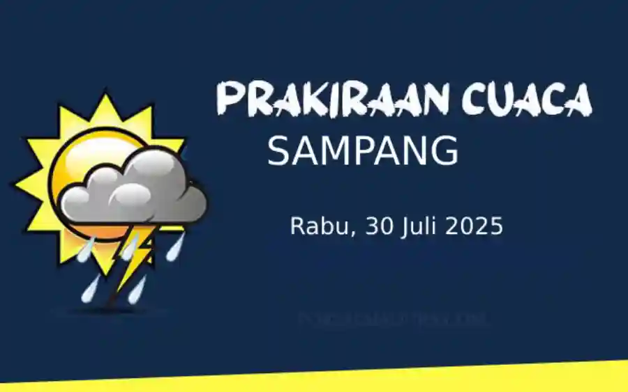 Cuaca Sampang Hari Ini 30 Juli 2025 Pagi Cerah, Siang ke Malam Berawan, Suhu Capai 32°C