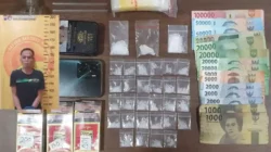 Polisi Tangkap Pria di Sumenep Bawa 31 Poket Sabu Tersembunyi di Bungkus Rokok