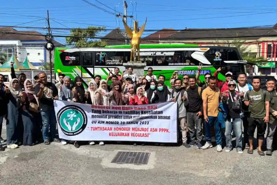 Ribuan Honorer R4 dari Sumenep Berangkat ke Jakarta, Tuntut Kepastian Status di Depan Istana