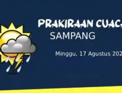 Cuaca Cerah di Sampang Hari Ini Minggu, 17 Agustus 2025, Angin Kencang dari Arah Timur Capai 26,2 km/jam