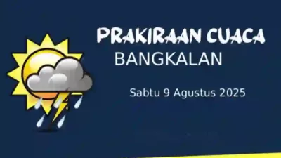 Bangkalan Berawan Cerah Sabtu 9 Agustus 2025, Warga Geger Waspada Hujan Ringan Hari Ini