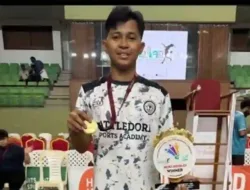Pebulu Tangkis Asal Sampang Rebut Emas di India, Dukung Klub Dubai Tapi Bendera Indonesia Berkibar