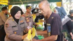 Polres Sumenep Gelar Gerakan Pangan Murah, Warga Hemat Hingga Rp15 Ribu per Paket