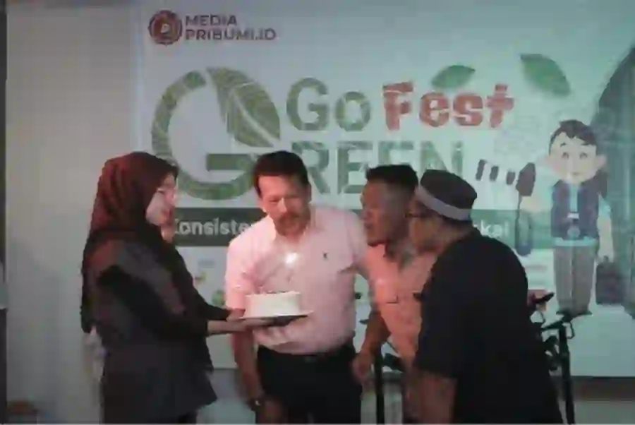 Rayakan Ultah ke-3, Media Pribumi Gelar Go Green Fest & Bagikan Bibit Pohon di Sumenep