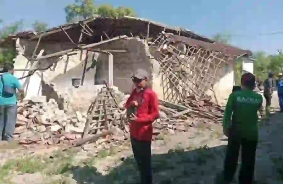 Gempa Magnitudo 6,5 Rusak 435 Bangunan di Sumenep, Bantuan Terus Disalurkan