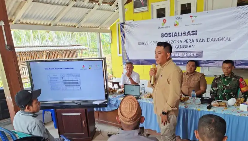 Jumadi, Kepala Humas Survei Seismik KEI di Pulau Kangean