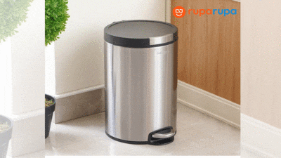 5 Bentuk Tempat Sampah Stainless untuk Rumah Modern