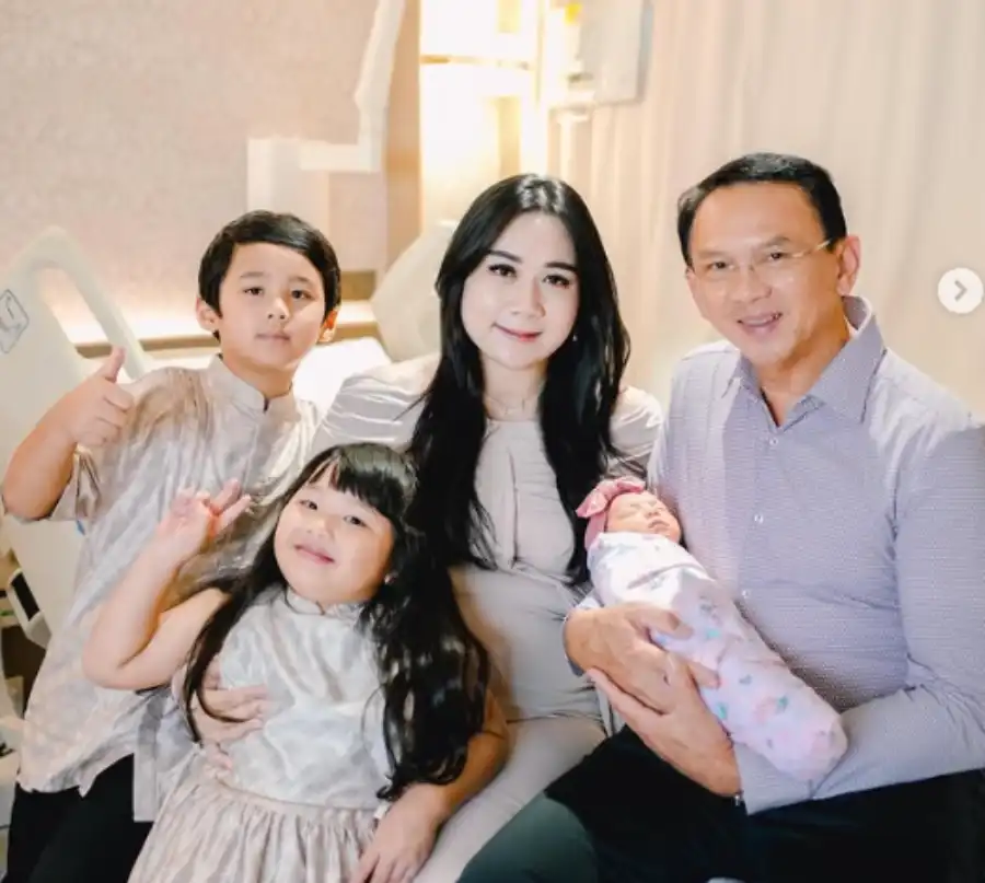 Ahok dan Puput Sambut Anak Ketiga, Beri Nama Penuh Makna: Regina Welasih Purnama