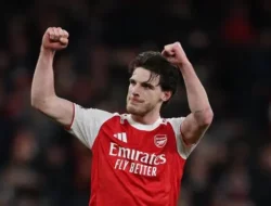 Badai Cedera Mengganas! Declan Rice Absen, Arsenal Krisis Bek Jelang Duel Krusial vs Aston Villa