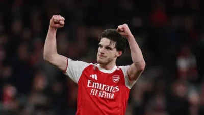 Badai Cedera Mengganas! Declan Rice Absen, Arsenal Krisis Bek Jelang Duel Krusial vs Aston Villa