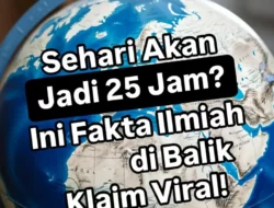 Benarkah Sehari Akan Jadi 25 Jam? Ini Fakta Ilmiah di Balik Klaim Viral!