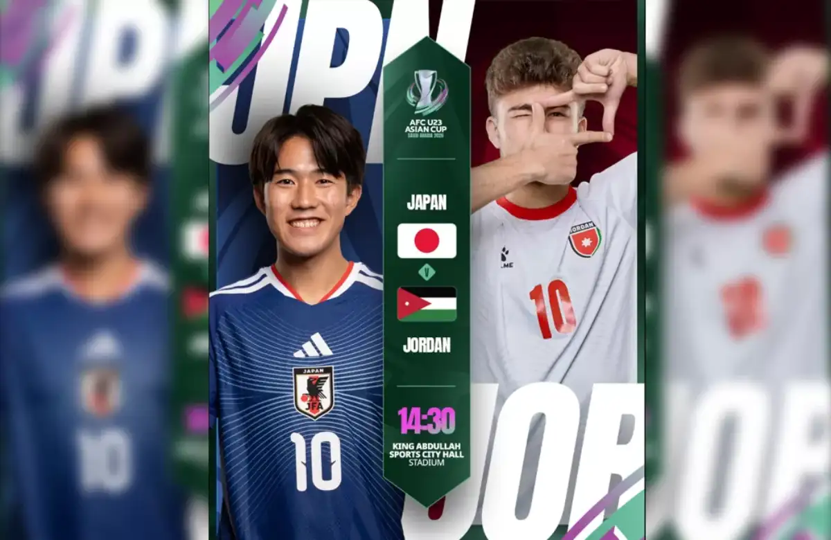 Jepang vs Yordania: Duel Sengit Perebutan Tiket Semifinal Piala Asia U-23 2026 Malam Ini
