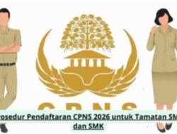 Lulusan SMA/SMK Bisa Daftar CPNS 2026! Ini Formasi & Cara Daftarnya