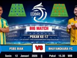 PSBS Biak vs Bhayangkara FC: Duel Taktik di Maguwoharjo, Siapa Bawa Pulang Poin?