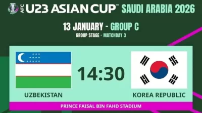 Uzbekistan vs Korea Selatan: Duel Puncak Grup C Piala Asia U23 yang Menentukan Nasib di Babak Gugur