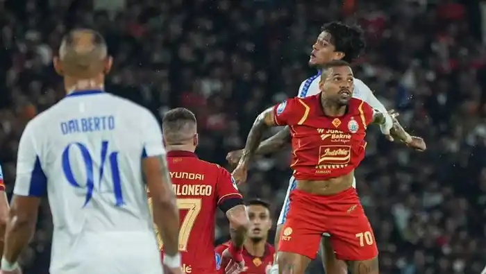 Gol Gabriel Silva di Menit Kritis, Persija Gagal Kejar Persib di Puncak Klasemen