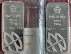 Harga Perak Antam Melonjak! Kini Rp54.250/Gram, Ini Daftar Lengkapnya