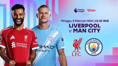 Anfield Membara! Liverpool vs Man City, Duel 2 Poin yang Goyahkan Takhta Juara