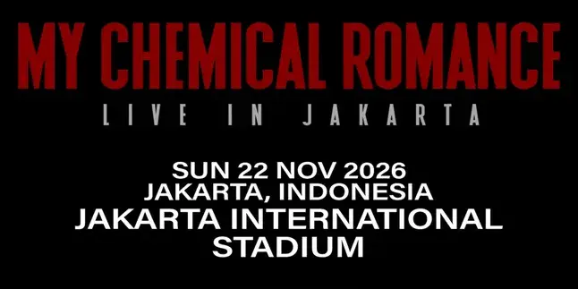 Mulai 1 Jutaan! Cek Link dan Daftar Harga Tiket Konser My Chemical Romance Jakarta 2026 di JIS